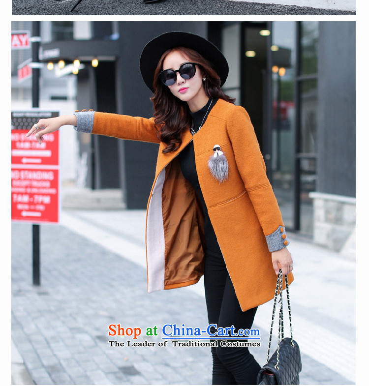 Elizabeth Bessie 2015. long coats of solid color)? round-neck collar at the time a wool coat for winter new)? topper with Chest Flower and Ho Kim s photo, prices, brand platters! The elections are supplied in the national character of distribution, so action, buy now enjoy more preferential! As soon as possible.