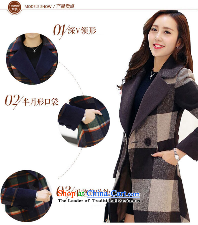 In the new paragraph Yue women tartan sub-coats Korean gross? jacket Sau San large wind-SA- xl photo, prices, brand platters! The elections are supplied in the national character of distribution, so action, buy now enjoy more preferential! As soon as possible.