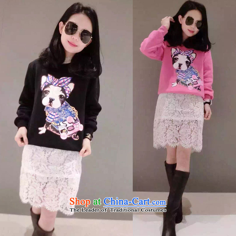 Card Yin autumn and winter 2015 fat mm ultra-large female new thickened the lint-free cartoon picture hedge sweater jacket relaxd 200 catties pink 5XL 5255 T-shirt picture, prices, brand platters! The elections are supplied in the national character of distribution, so action, buy now enjoy more preferential! As soon as possible.