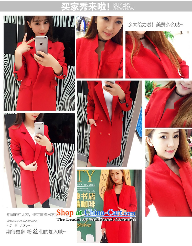 Dan JIE SHI MAO?? jacket coat female Hair Girl Korean girl in gross? jacket coat long cashmere female a wool coat female red S picture, prices, brand platters! The elections are supplied in the national character of distribution, so action, buy now enjoy more preferential! As soon as possible.