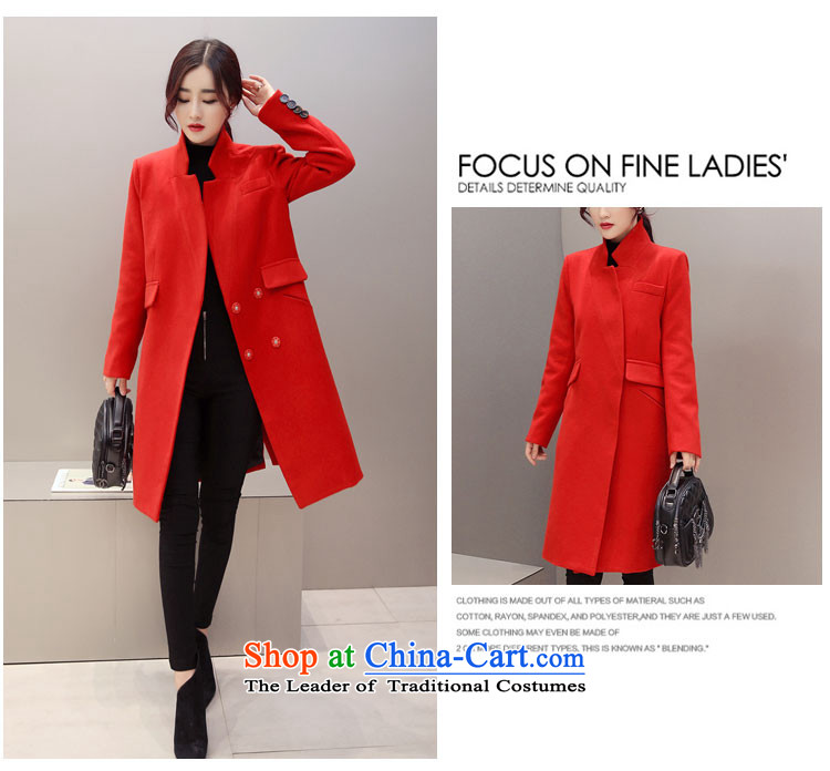 Dan JIE SHI MAO?? jacket coat female Hair Girl Korean girl in gross? jacket coat long cashmere female a wool coat female red S picture, prices, brand platters! The elections are supplied in the national character of distribution, so action, buy now enjoy more preferential! As soon as possible.