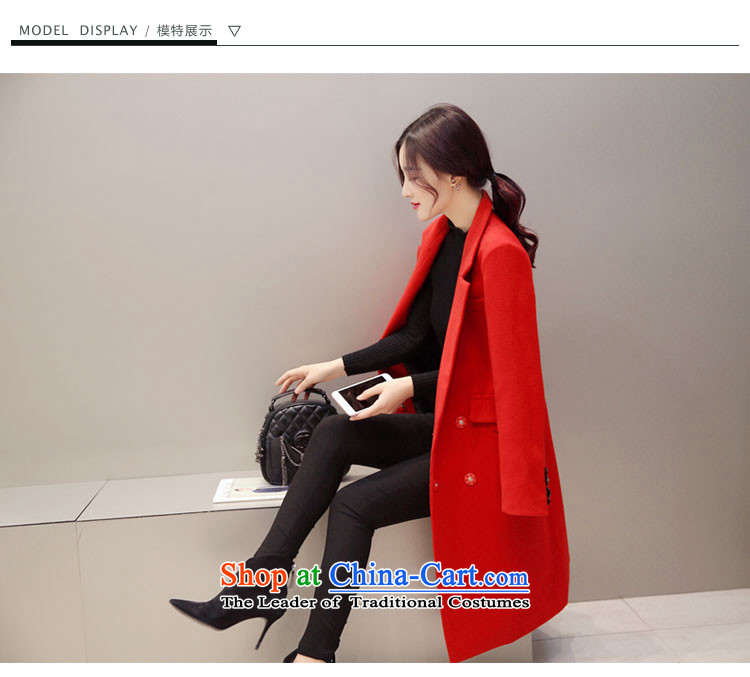 Dan JIE SHI MAO?? jacket coat female Hair Girl Korean girl in gross? jacket coat long cashmere female a wool coat female red S picture, prices, brand platters! The elections are supplied in the national character of distribution, so action, buy now enjoy more preferential! As soon as possible.