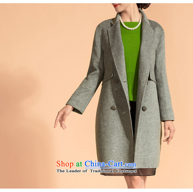 2015 double-side woolen coat girl in long autumn and winter new high-end gross large jacket? a jacket m White L picture, prices, brand platters! The elections are supplied in the national character of distribution, so action, buy now enjoy more preferential! As soon as possible.
