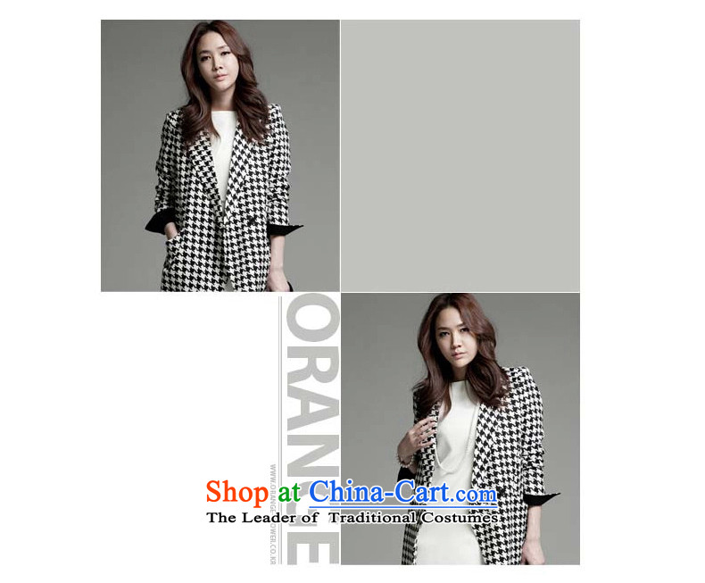 Ahn Hee's 2015 new products fall in Korean long large graphics thin spring and autumn Sau San chidori grid color photo of gross jacket? M picture, prices, brand platters! The elections are supplied in the national character of distribution, so action, buy now enjoy more preferential! As soon as possible.