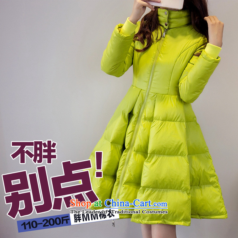 The first declared Korean economy to increase women's code thick mm winter clothing new petticoats ãþòâ female autumn and winter coats cotton coat thick black 5XL D8202/ robe 180-200 around 922.747, purple long declared shopping on the Internet has been pressed.