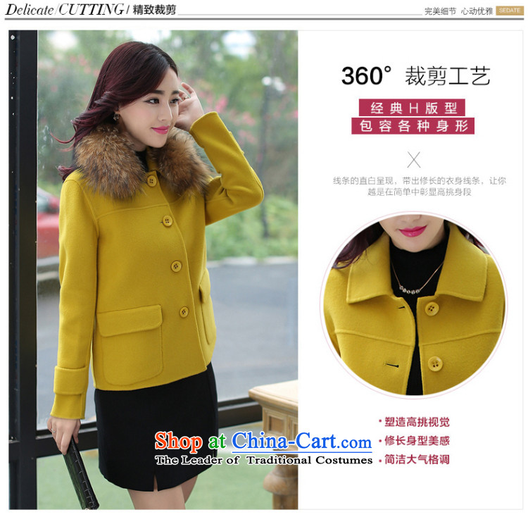 All Daphne 2015 Fall/Winter Collections new Korean women's gross so Sau San Jacket coat shirt short of the amount for a wool coat D. Yellow L picture, prices, brand platters! The elections are supplied in the national character of distribution, so action, buy now enjoy more preferential! As soon as possible.