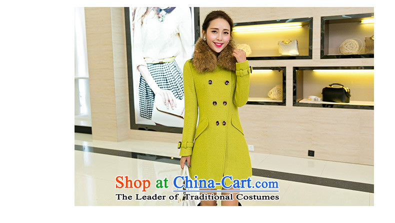 A wool coat 2015 Autumn mercy products Clinton gross girls coat? long hair? female winter coats New Women Korean OL commuter gross for coats of Sau San? wine red L picture, prices, brand platters! The elections are supplied in the national character of distribution, so action, buy now enjoy more preferential! As soon as possible.