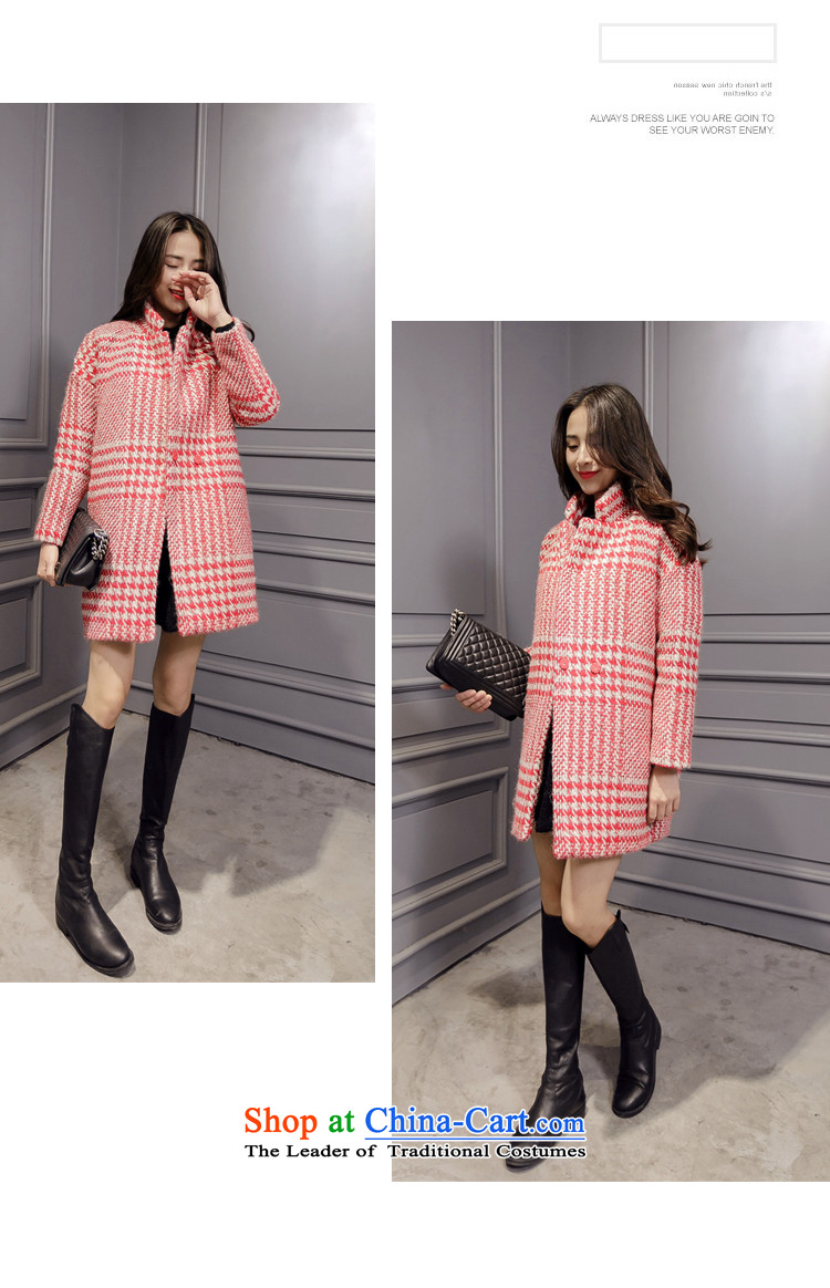 (d) Gross Sharma, Ms. jacket? 2015 winter clothing new Korean female loose video thin a wool coat in long-thick wool can cocoon jacket Ruby Red M picture, prices, brand platters! The elections are supplied in the national character of distribution, so action, buy now enjoy more preferential! As soon as possible.