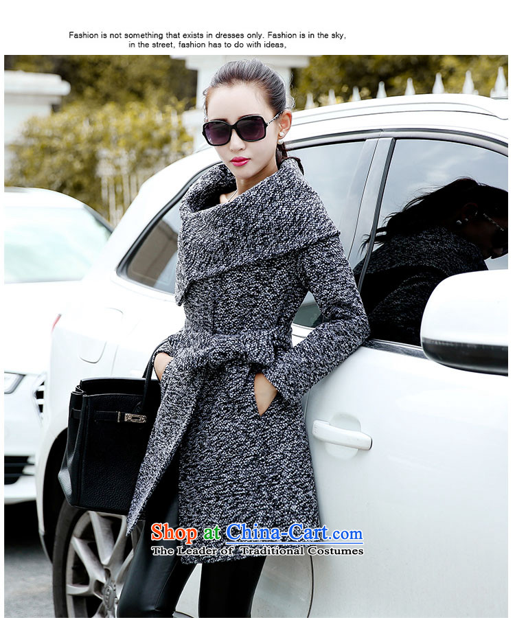 All Daphne 2015 Fall/Winter Collections Of new women's female square Sau San Mao jacket coat fall? New temperament windbreaker aristocratic light gray XL Photo, prices, brand platters! The elections are supplied in the national character of distribution, so action, buy now enjoy more preferential! As soon as possible.