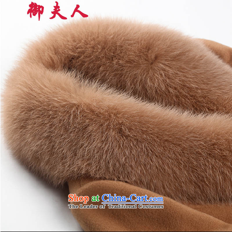 Mrs. Mercy gross? 2015 winter coats of female new gross collar cashmere overcoat fox girl in the long hair of Sau San? jacket and Mrs. Mercy XXL, color , , , shopping on the Internet