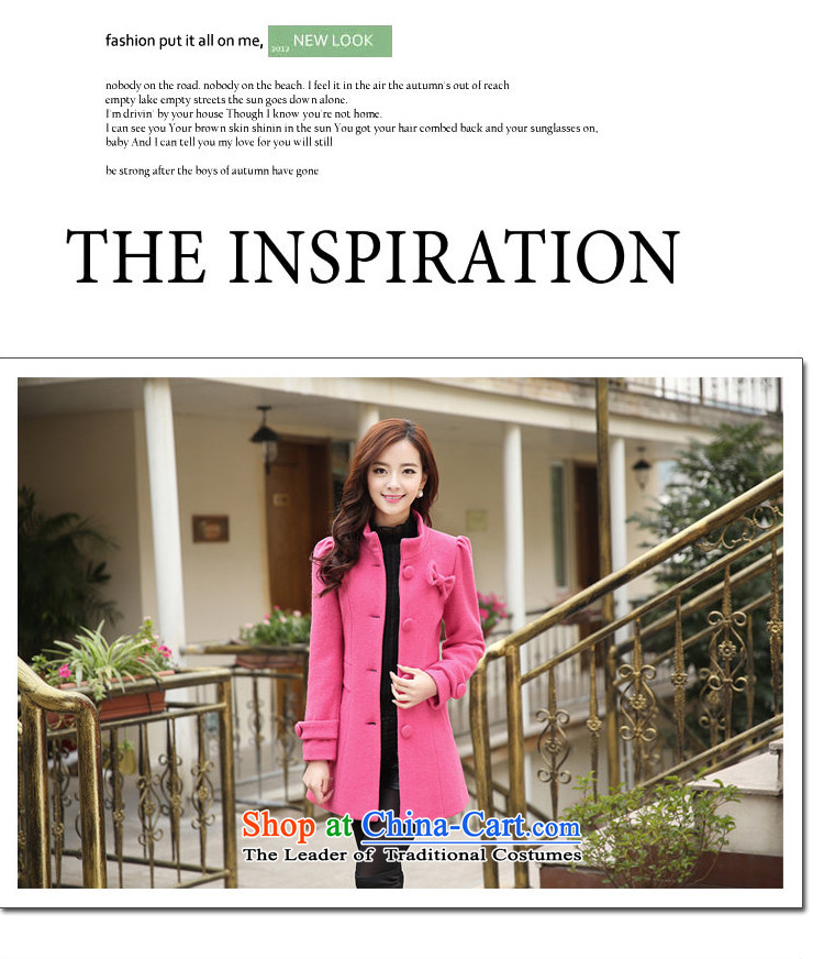 8Pak 2015 autumn and winter new Korean wool coat with cashmere?? The children who are in the women's long hair and color jacket? XL Photo, prices, brand platters! The elections are supplied in the national character of distribution, so action, buy now enjoy more preferential! As soon as possible.