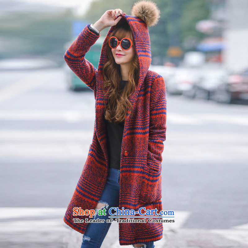 Only this autumn and winter clothing, 2015 on new women's medium to long term, latticed wool a wool coat Korean leisure is a gross female red jacket? XL, only this, Yi , , , shopping on the Internet