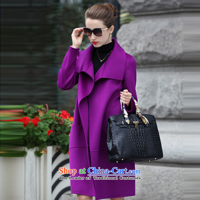 The Scent of England wind stylish 2015 loose coat V1651 gross? Sapphire Blue , scented (PIAOXIANG) , , , shopping on the Internet