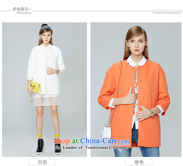 Women Peacebird 2015 winter clothing new products (CIS) Lok shoulder coats A1AA44110 orange S picture, prices, brand platters! The elections are supplied in the national character of distribution, so action, buy now enjoy more preferential! As soon as possible.