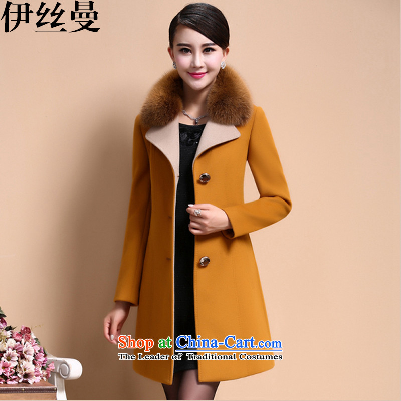 El Wire Cayman 2015 new products in the winter long coats gross GT8009 yellow jacket? 4XL,, Cayman , , , shopping on the Internet