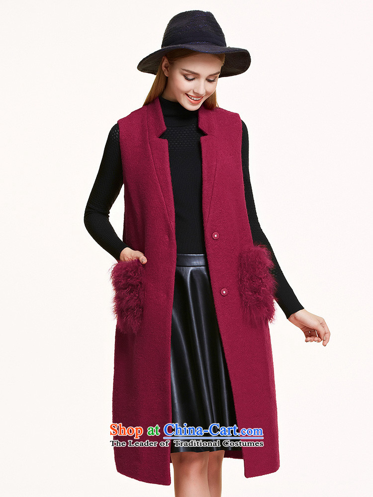 The OSA EURO 2015 Elizabeth winter in new women's long sleeveless jacket pockets Maomao SD523004 gross? wine red M picture, prices, brand platters! The elections are supplied in the national character of distribution, so action, buy now enjoy more preferential! As soon as possible.