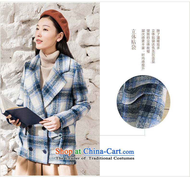 Athena Chu Cayman 2015 winter clothing new grid double-jacket coat female elections?- sky blue L 8543220533 picture, prices, brand platters! The elections are supplied in the national character of distribution, so action, buy now enjoy more preferential! As soon as possible.