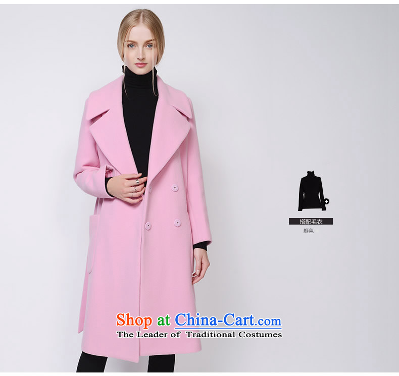 In 2015 winter sugar new European Site Pink Waistband ultra-long wool coat Gross Gross?? female light of coat powder (pre-sale on 15 November shipment) S picture, prices, brand platters! The elections are supplied in the national character of distribution, so action, buy now enjoy more preferential! As soon as possible.
