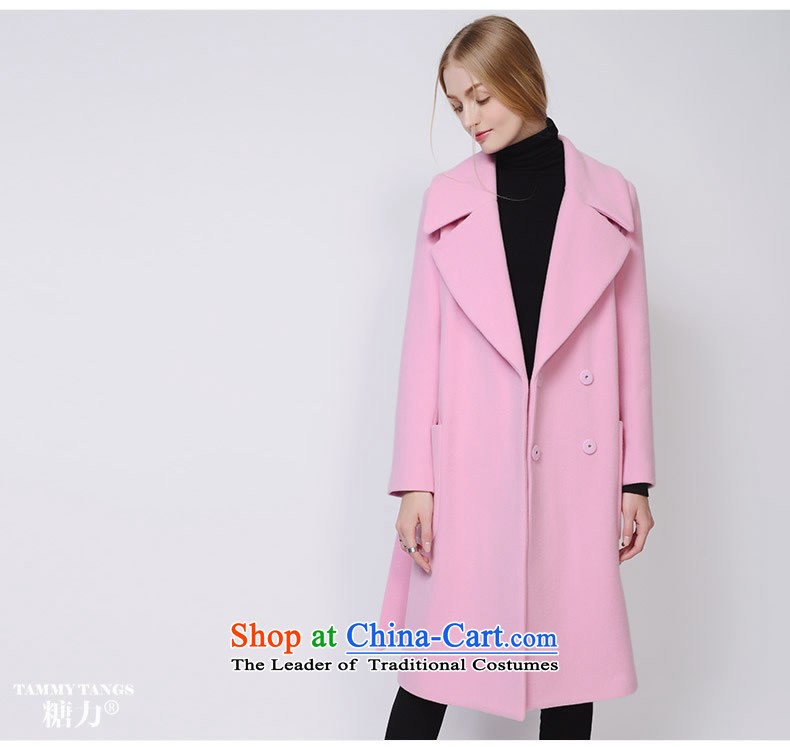 In 2015 winter sugar new European Site Pink Waistband ultra-long wool coat Gross Gross?? female light of coat powder (pre-sale on 15 November shipment) S picture, prices, brand platters! The elections are supplied in the national character of distribution, so action, buy now enjoy more preferential! As soon as possible.