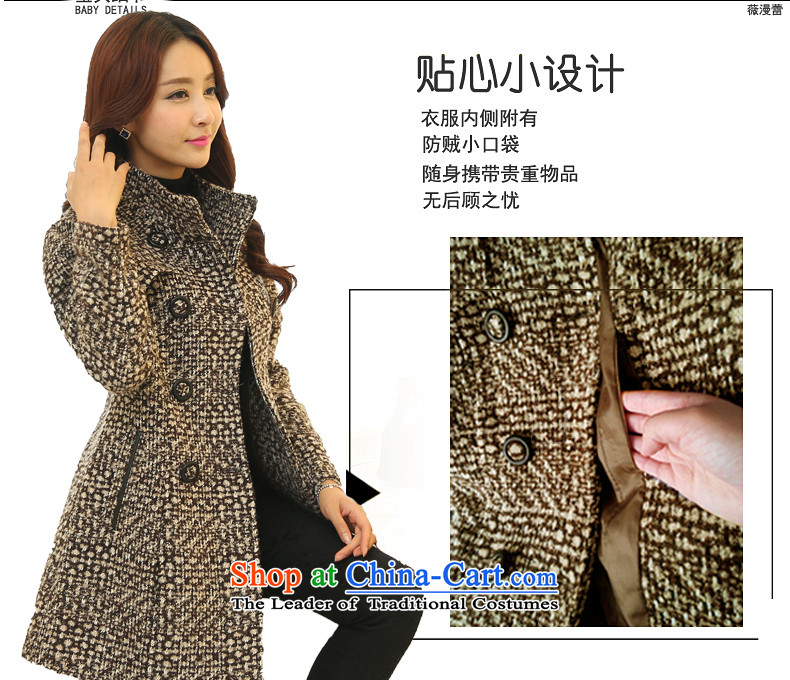 Su Chi Lin Mao jacket girl in long?) chidori grid wool Connie sub winter clothing middle-aged moms thick tartan sub-coats of winter chidori XXL picture, prices, brand platters! The elections are supplied in the national character of distribution, so action, buy now enjoy more preferential! As soon as possible.