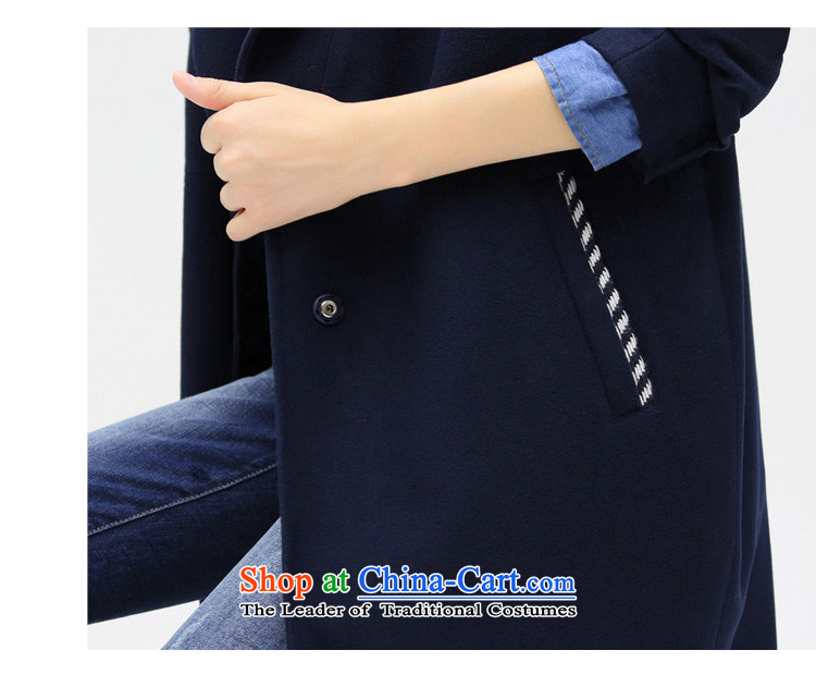 2015 Autumn and winter COCOBELLA new products in long stitching position-a wool coat women's gross CT316 possession blue jacket? L picture, prices, brand platters! The elections are supplied in the national character of distribution, so action, buy now enjoy more preferential! As soon as possible.