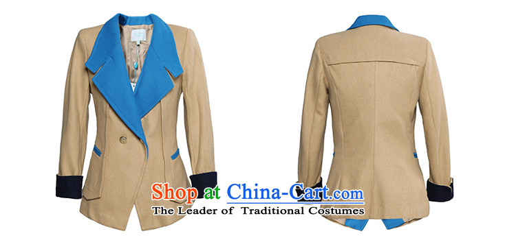 Chaplain who Winter Female stylish stitching knocked colors to suit-jacket comfortable clothes? jacket brown beige gross 155/80A/S picture, prices, brand platters! The elections are supplied in the national character of distribution, so action, buy now enjoy more preferential! As soon as possible.