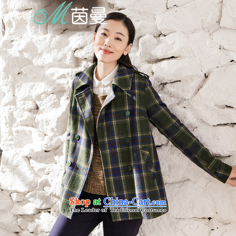 Athena Chu Cayman 2015 winter clothing arts lattices, double-wild? _8543220426 female health jacket dark green L
