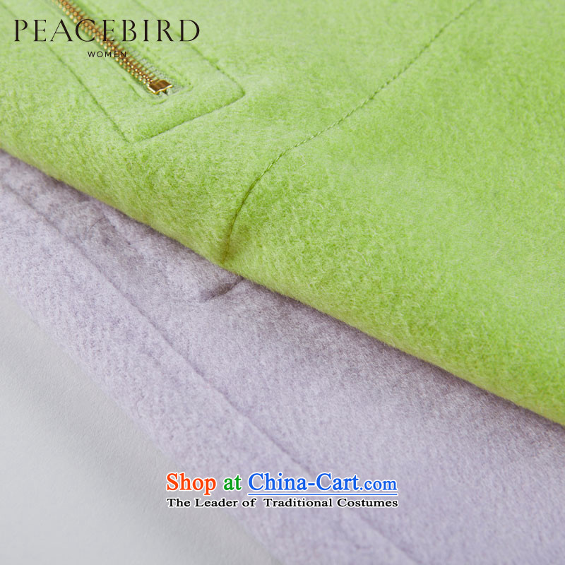 Women Peacebird 2015 winter clothing new products as soon as possible on both sides of the Commonwealth Electoral wear for coats A2AA44129 purple plaid M PEACEBIRD shopping on the Internet has been pressed.