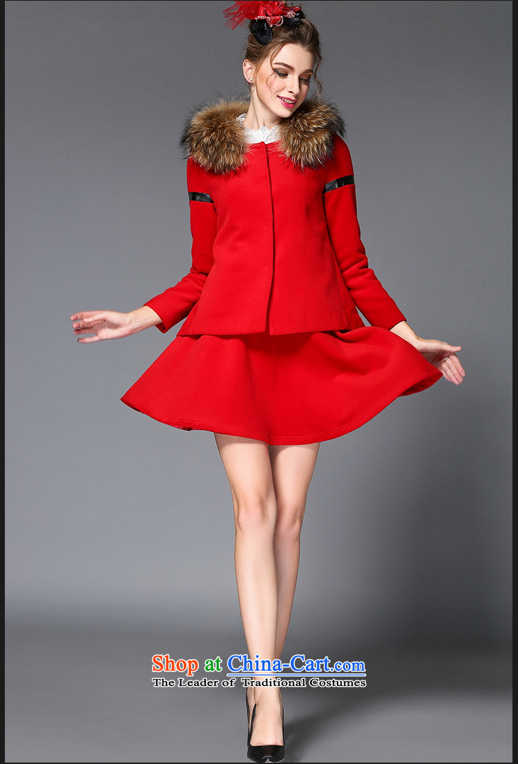2015 Autumn and winter sea from new product codes for women in Europe Two Kits For Gross Gross? A field like Susy Nagle jacket body skirt kit Q221 female Red 2XL Photo, prices, brand platters! The elections are supplied in the national character of distribution, so action, buy now enjoy more preferential! As soon as possible.