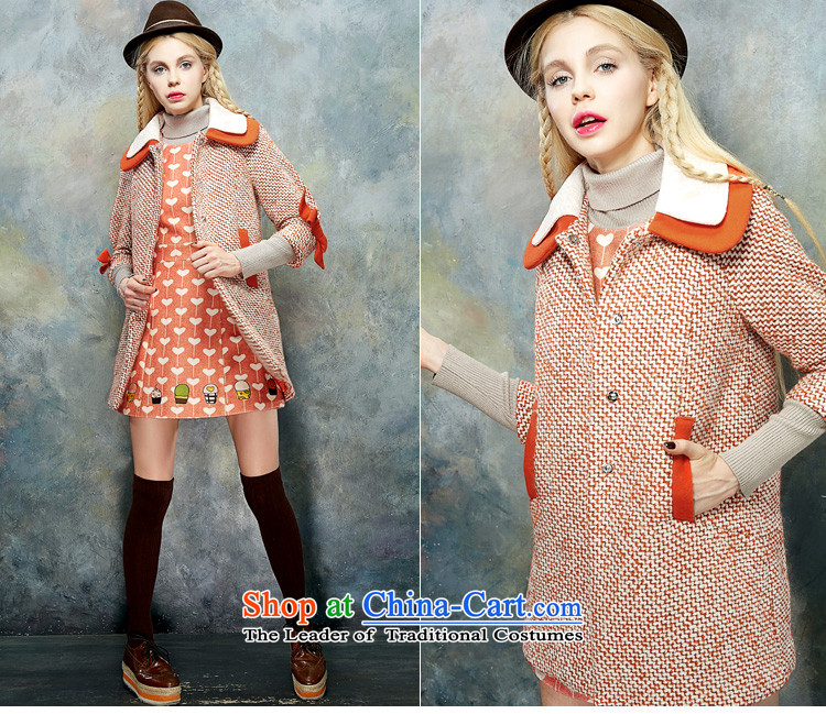 The pockets of witch Yanyan? Even New 2015 winter clothing relaxd casual sweet lace knocked colors? female 1542994 coats gray cobalt blue M picture, prices, brand platters! The elections are supplied in the national character of distribution, so action, buy now enjoy more preferential! As soon as possible.