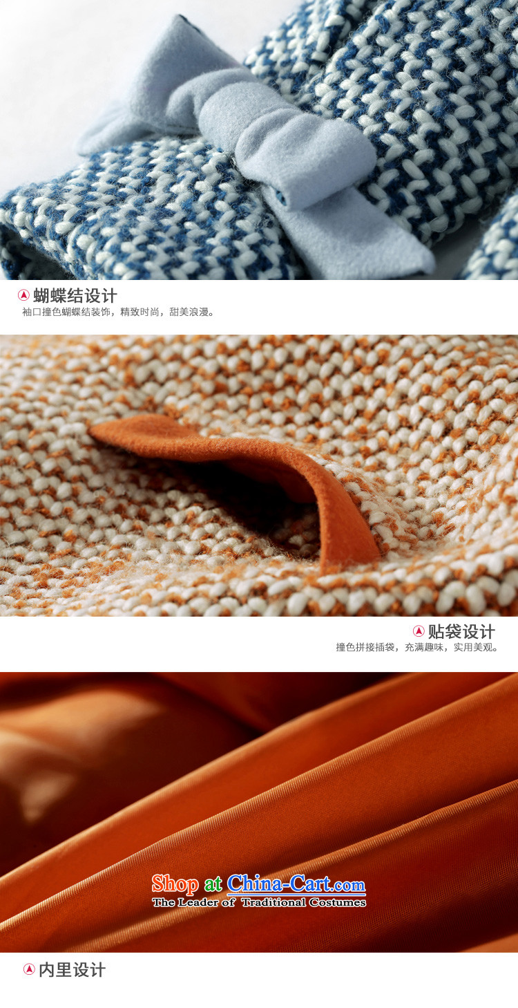 The pockets of witch Yanyan? Even New 2015 winter clothing relaxd casual sweet lace knocked colors? female 1542994 coats gray cobalt blue M picture, prices, brand platters! The elections are supplied in the national character of distribution, so action, buy now enjoy more preferential! As soon as possible.