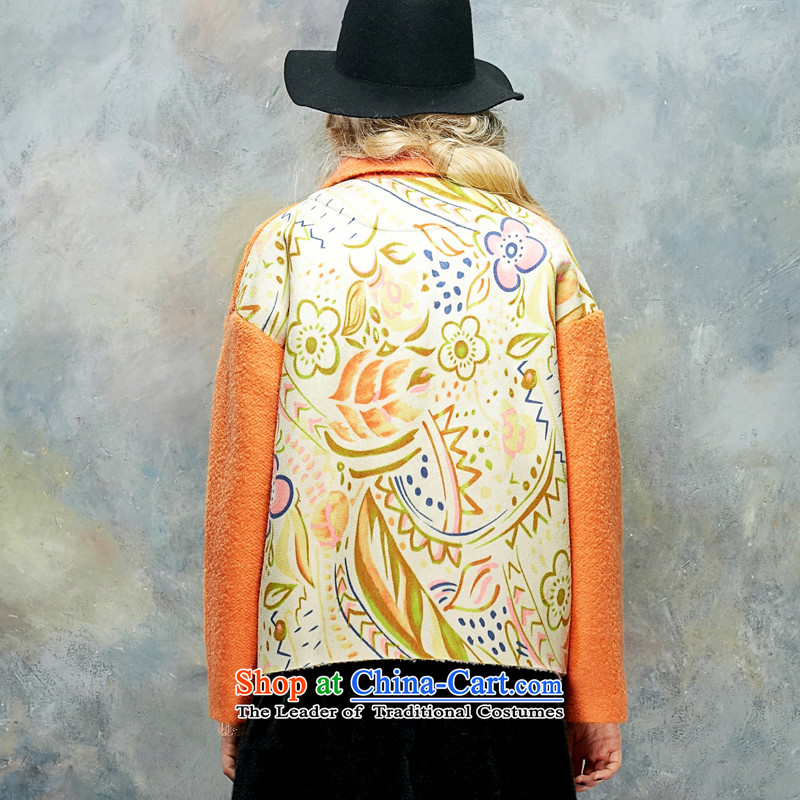 The pockets of witch vellum poem by 2015 new winter clothing sweet College video thin knocked color stitching Wild Hair? PB1542124 jacket cooked fairy orange M pocket shopping on the Internet has been pressed.
