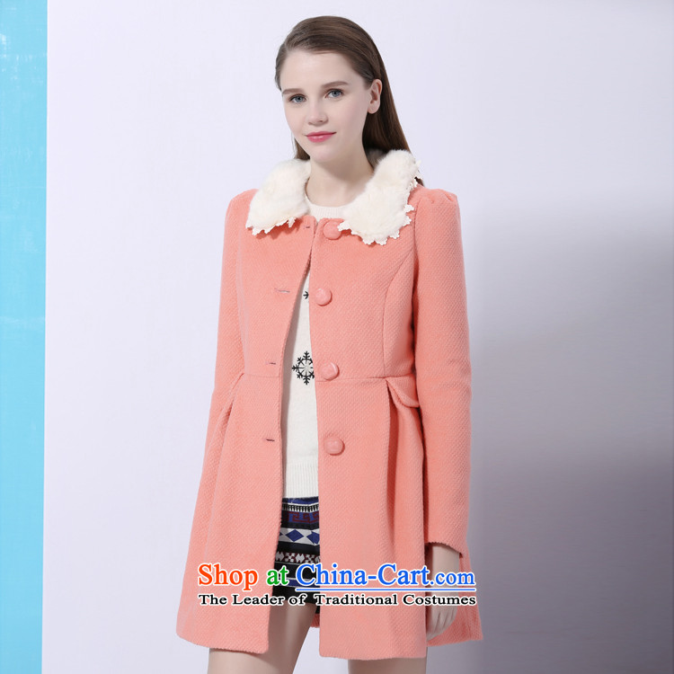 Chaplain who winter female Korean ladies hair for bubbles cuff gross? female jacket Sau San light pink, orange 155/80A/S picture, prices, brand platters! The elections are supplied in the national character of distribution, so action, buy now enjoy more preferential! As soon as possible.
