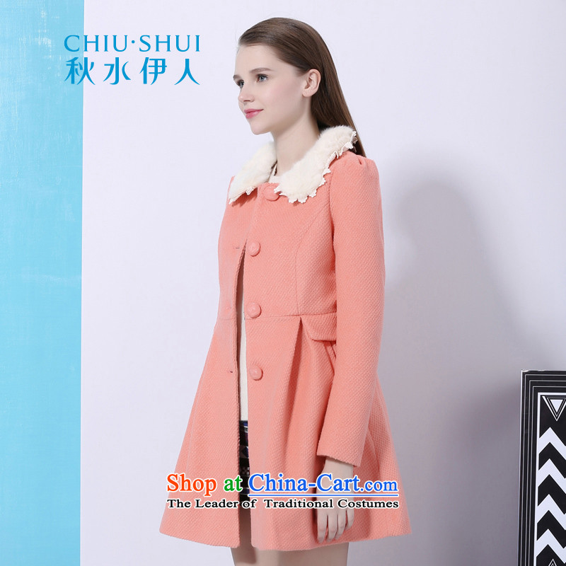 Chaplain who winter female Korean ladies hair for bubbles cuff gross? female jacket Sau San light pink, orange 155/80A/S, chaplain who has been pressed shopping on the Internet