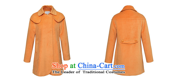 Chaplain who winter clothing new women's Romantic Lady rabbit hair for a transition in the long coats jacket orange 165/88A/L picture, prices, brand platters! The elections are supplied in the national character of distribution, so action, buy now enjoy more preferential! As soon as possible.