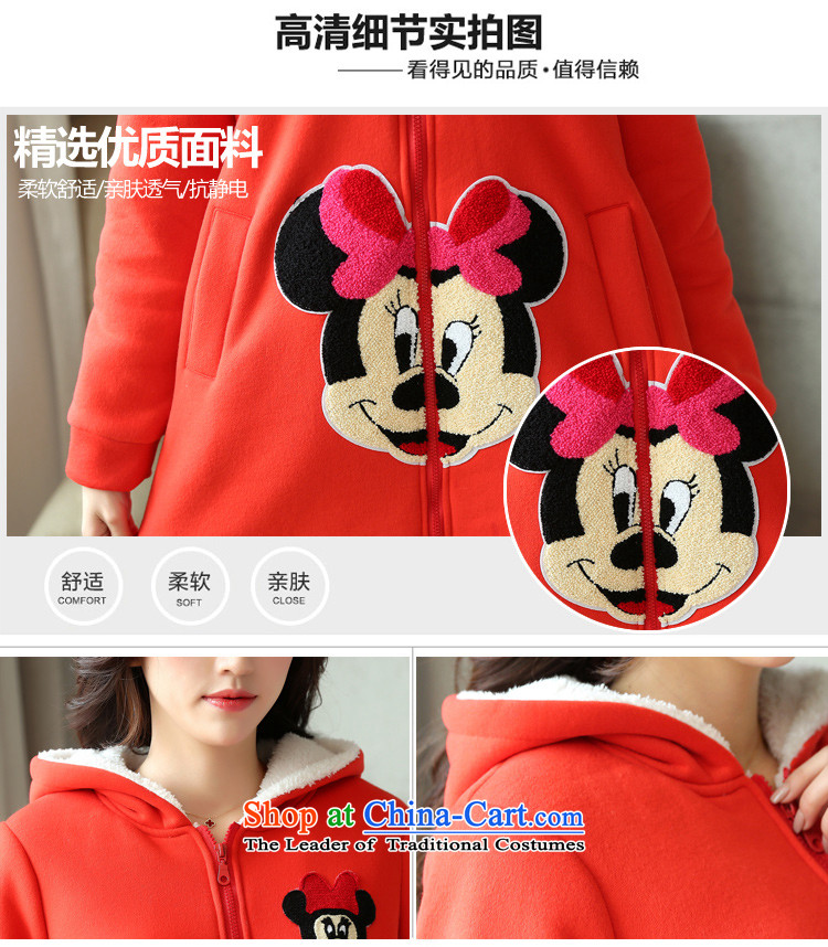 Adam Cheng Yi covered by 2015 winter new to increase the burden of thick MM thick 200 plus lint-free cotton robe Korean women serving 8815 Tangerine Orange XXXL picture, prices, brand platters! The elections are supplied in the national character of distribution, so action, buy now enjoy more preferential! As soon as possible.