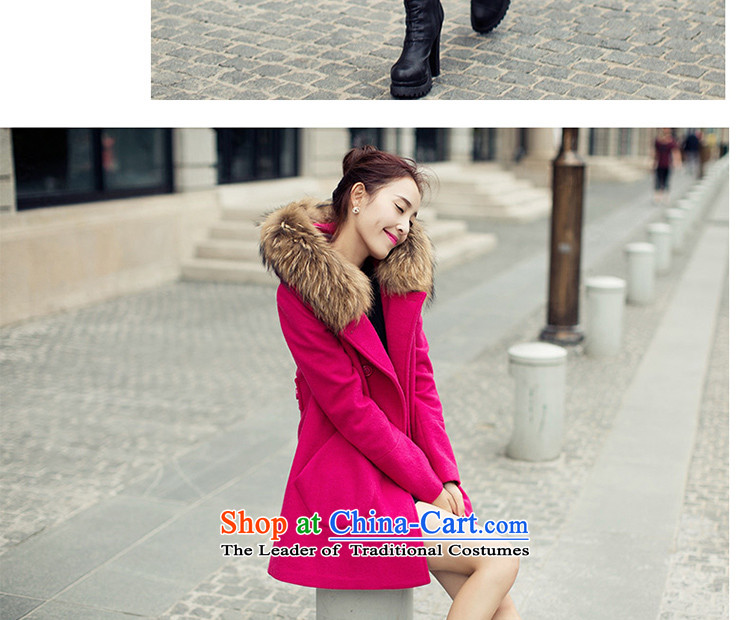 Maple purple women 2015 winter clothing in New Sau San long coats jacket FZ480 gross? The Red S picture, prices, brand platters! The elections are supplied in the national character of distribution, so action, buy now enjoy more preferential! As soon as possible.