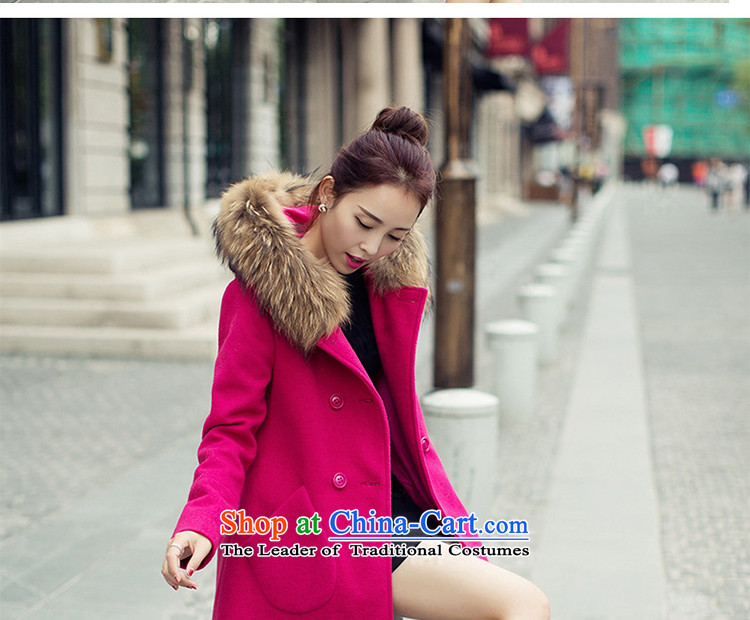 Maple purple women 2015 winter clothing in New Sau San long coats jacket FZ480 gross? The Red S picture, prices, brand platters! The elections are supplied in the national character of distribution, so action, buy now enjoy more preferential! As soon as possible.