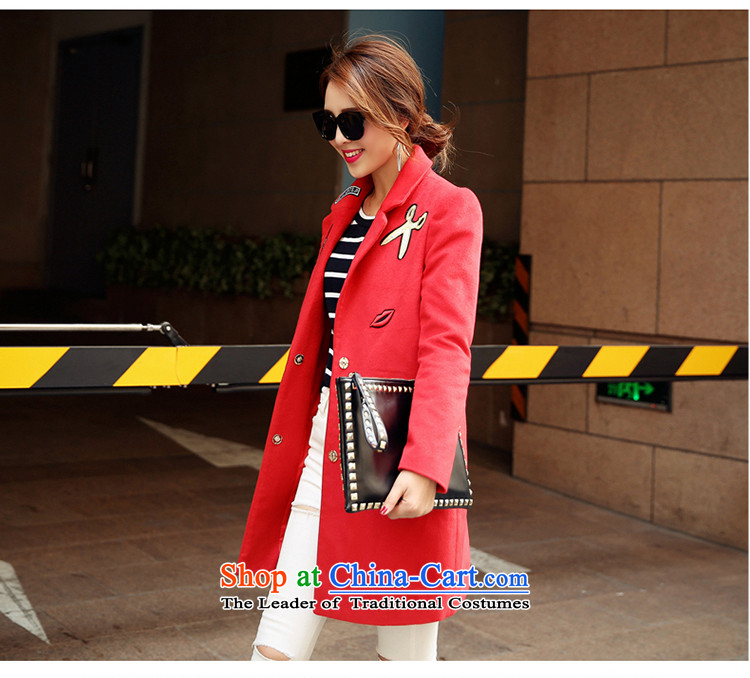 A wool coat in long long-sleeved jacket for Sau San put gross gray jacket? M picture, prices, brand platters! The elections are supplied in the national character of distribution, so action, buy now enjoy more preferential! As soon as possible.