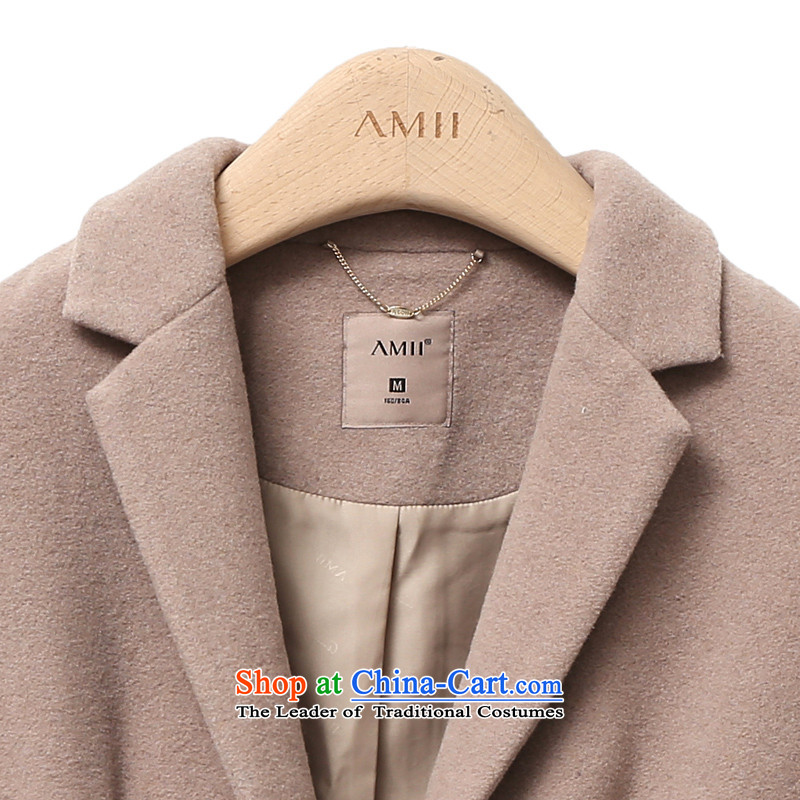 Amii[ minimalist ]2015 autumn and winter new able one grain of Sau San gross is short-sleeves and color Xs,amii,,, 11581883 female shopping on the Internet