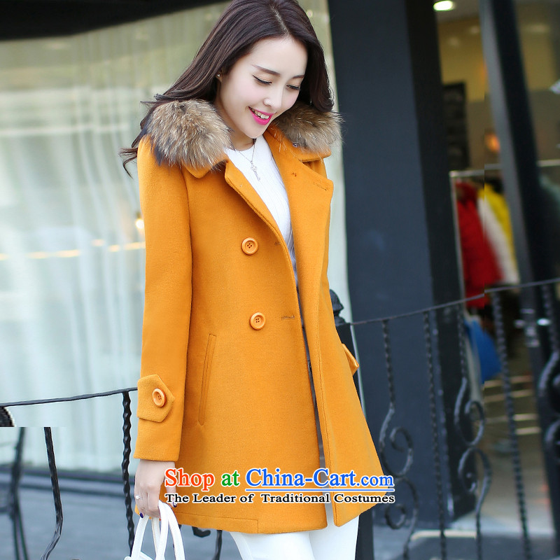 In the autumn and winter Yue new Korean version of large numbers in length of Sau San for coats PO RED XXXL,? Yue and shopping on the Internet has been pressed.