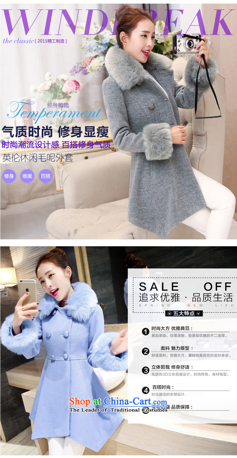 In the Hyatt gross girls jacket? Long Wave autumn and winter 2015 winter clothing new Korean women's gross for coats POO gray? M picture, prices, brand platters! The elections are supplied in the national character of distribution, so action, buy now enjoy more preferential! As soon as possible.