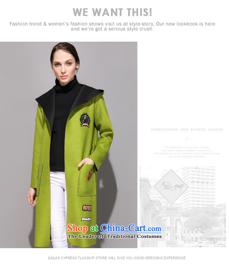 8Pak 2015 winter new gross girls jacket? Long wild stylish graphics thin cap a wool coat fruit green XL Photo, prices, brand platters! The elections are supplied in the national character of distribution, so action, buy now enjoy more preferential! As soon as possible.