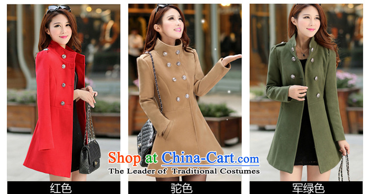 2015 Autumn and winter coats new thick? female Korean double-collar in long-sleeved jacket is long hair and Color M image 561, prices, brand platters! The elections are supplied in the national character of distribution, so action, buy now enjoy more preferential! As soon as possible.