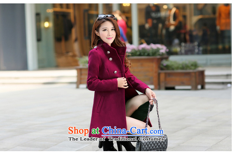 2015 Autumn and winter coats new thick? female Korean double-collar in long-sleeved jacket is long hair and Color M image 561, prices, brand platters! The elections are supplied in the national character of distribution, so action, buy now enjoy more preferential! As soon as possible.