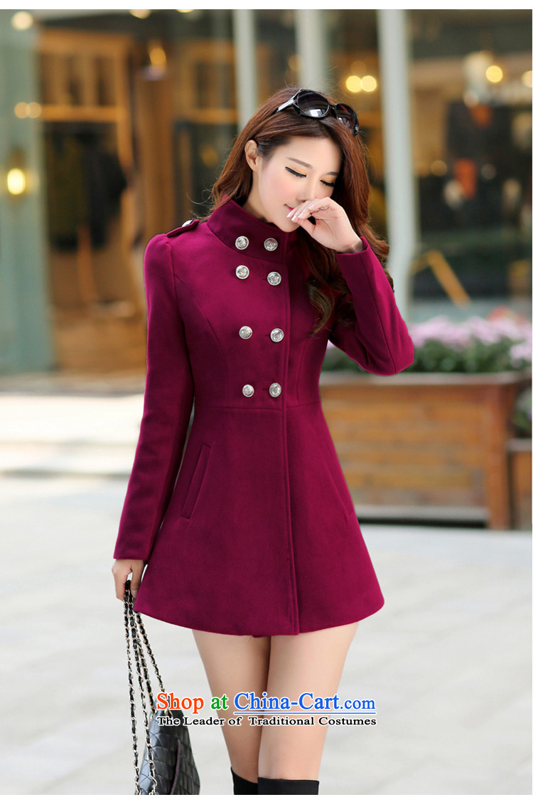 2015 Autumn and winter coats new thick? female Korean double-collar in long-sleeved jacket is long hair and Color M image 561, prices, brand platters! The elections are supplied in the national character of distribution, so action, buy now enjoy more preferential! As soon as possible.