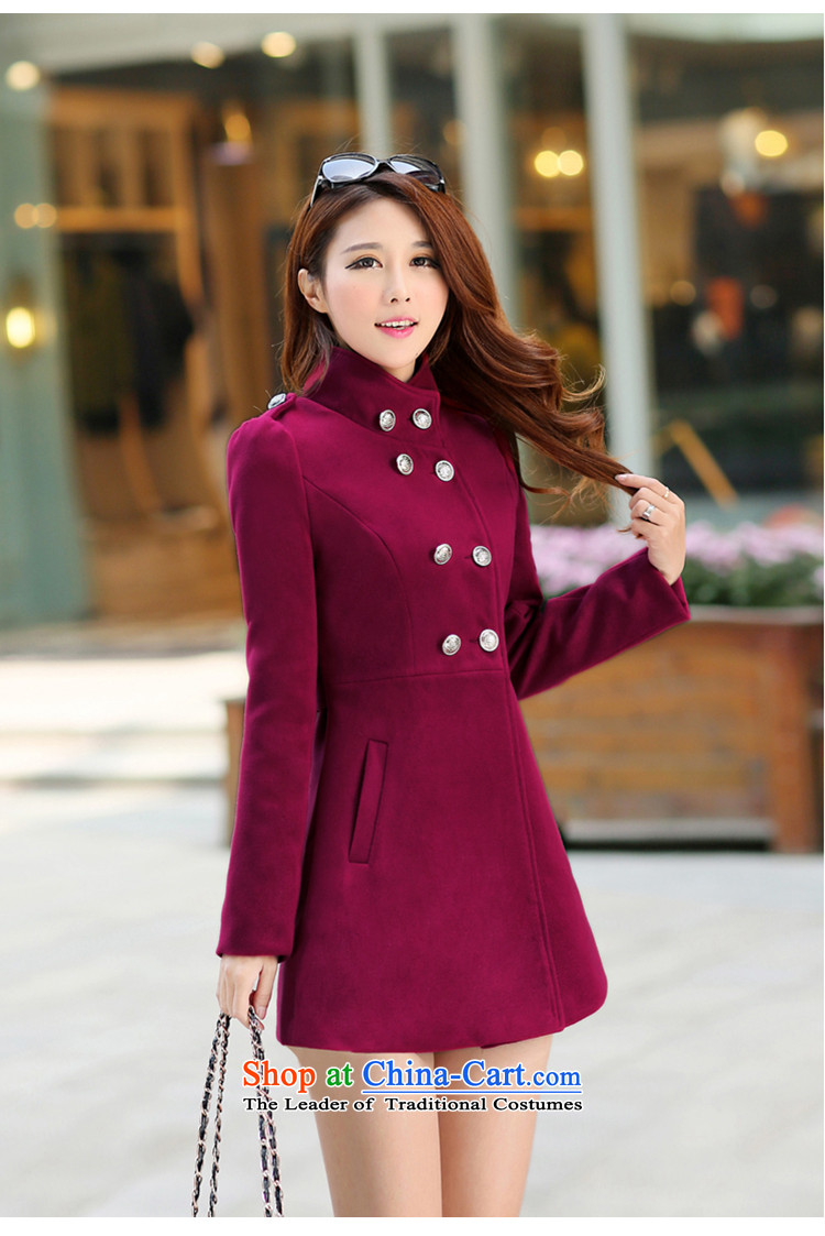 2015 Autumn and winter coats new thick? female Korean double-collar in long-sleeved jacket is long hair and Color M image 561, prices, brand platters! The elections are supplied in the national character of distribution, so action, buy now enjoy more preferential! As soon as possible.