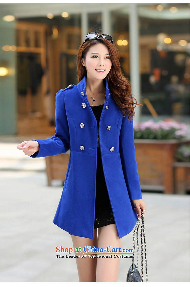 2015 Autumn and winter coats new thick? female Korean double-collar in long-sleeved jacket is long hair and Color M image 561, prices, brand platters! The elections are supplied in the national character of distribution, so action, buy now enjoy more preferential! As soon as possible.