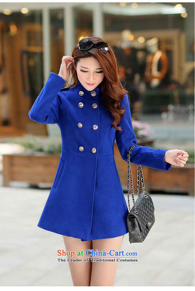 2015 Autumn and winter coats new thick? female Korean double-collar in long-sleeved jacket is long hair and Color M image 561, prices, brand platters! The elections are supplied in the national character of distribution, so action, buy now enjoy more preferential! As soon as possible.