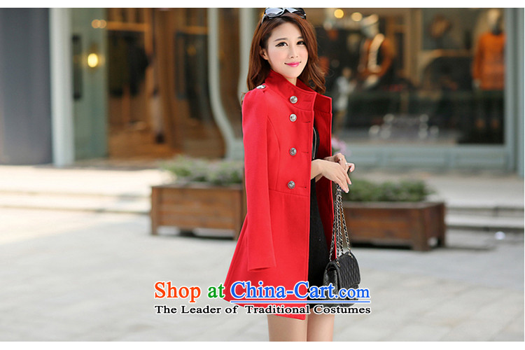 2015 Autumn and winter coats new thick? female Korean double-collar in long-sleeved jacket is long hair and Color M image 561, prices, brand platters! The elections are supplied in the national character of distribution, so action, buy now enjoy more preferential! As soon as possible.